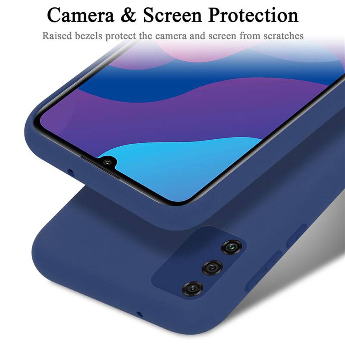 Cadorabo Schutzhülle für Honor 9A Hülle in Blau Handyhülle Case Cover TPU Etui