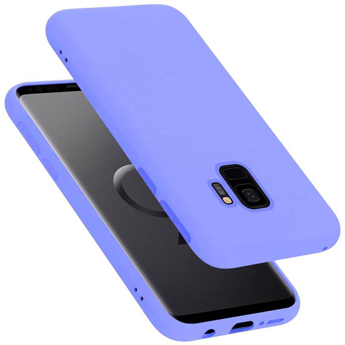 Cadorabo Schutzhülle für Samsung Galaxy S9 Hülle in Lila Handyhülle Case Cover TPU Etui