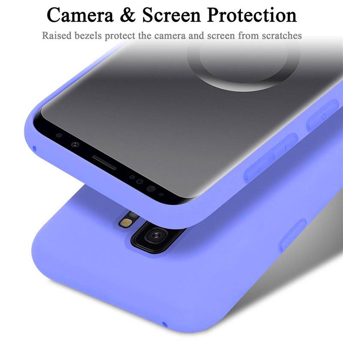 Cadorabo Schutzhülle für Samsung Galaxy S9 PLUS Hülle in Lila Handyhülle Case Cover TPU Etui