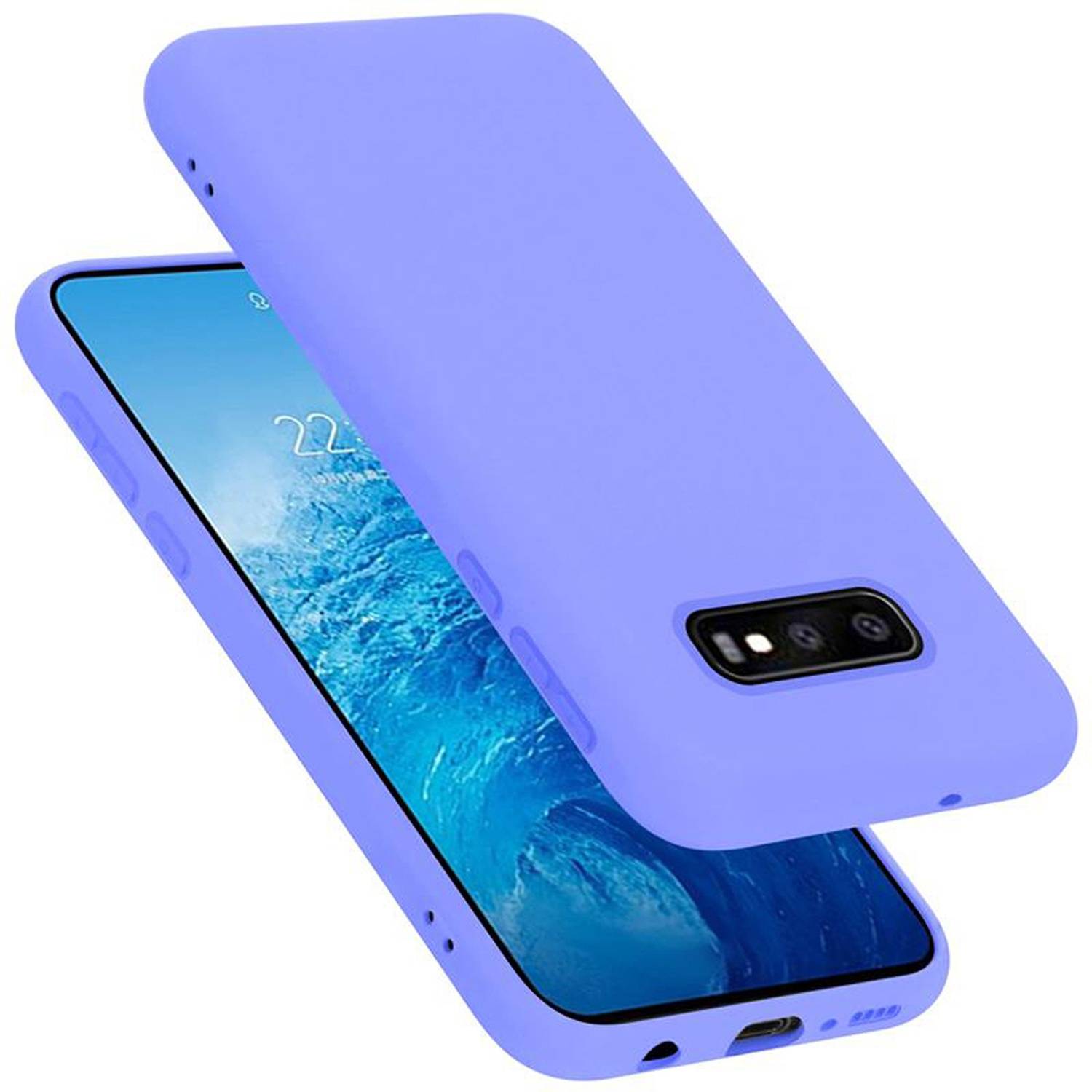Cadorabo Schutzhülle für Samsung Galaxy S10e Hülle in Lila Handyhülle Case Cover TPU Etui