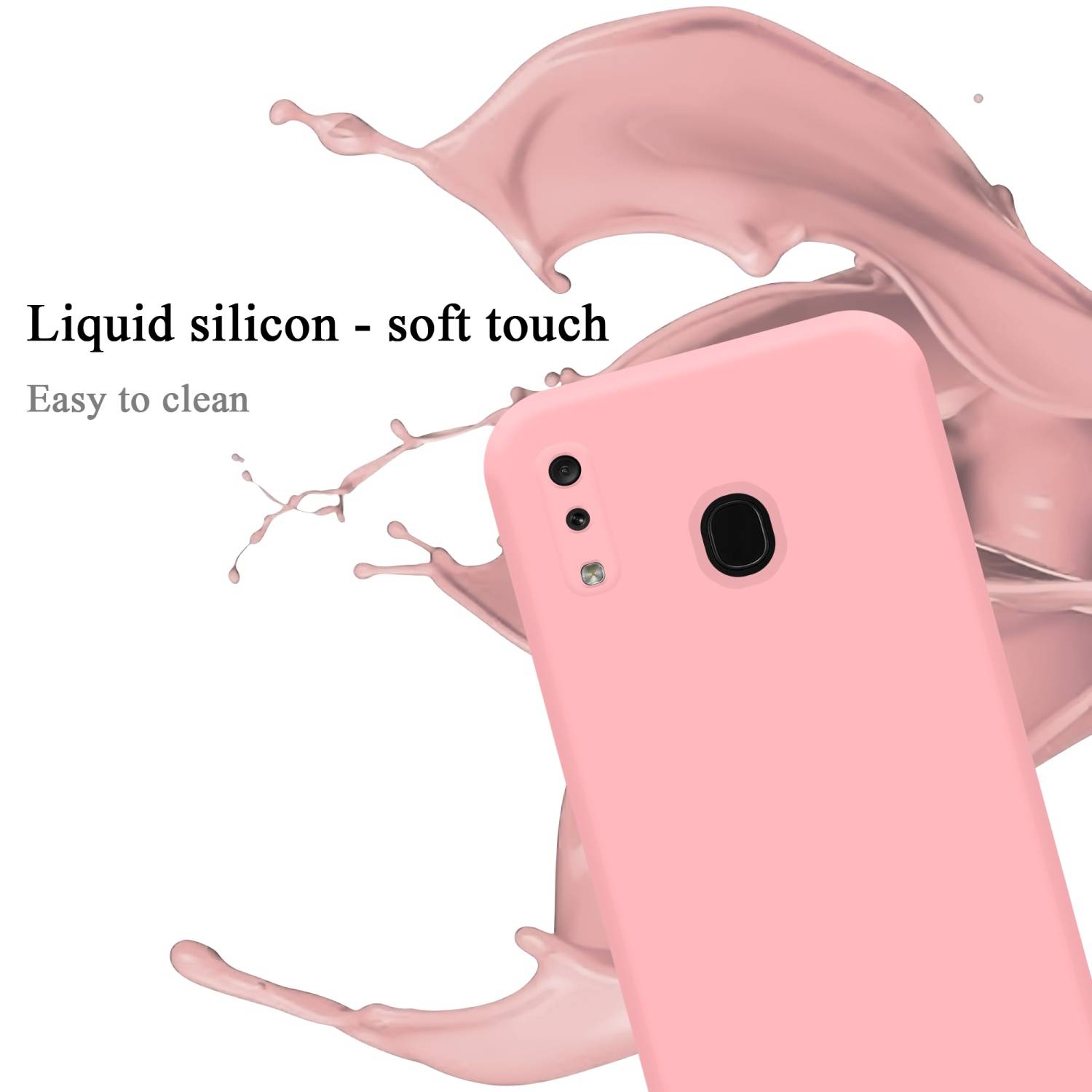 Cadorabo Schutzhülle für Samsung Galaxy A20 / A30 / M10s Hülle in Rosa Handyhülle Case Cover TPU Etui