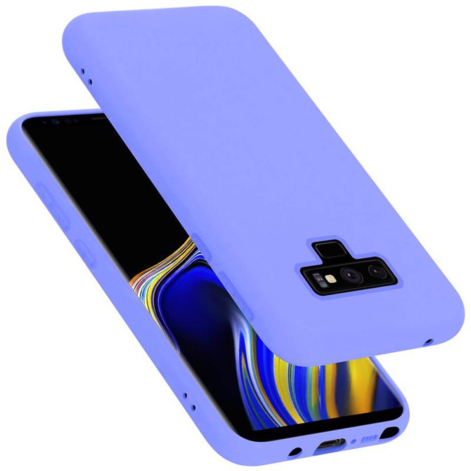 Cadorabo Schutzhülle für Samsung Galaxy NOTE 9 Hülle in Lila Handyhülle Case Cover TPU Etui