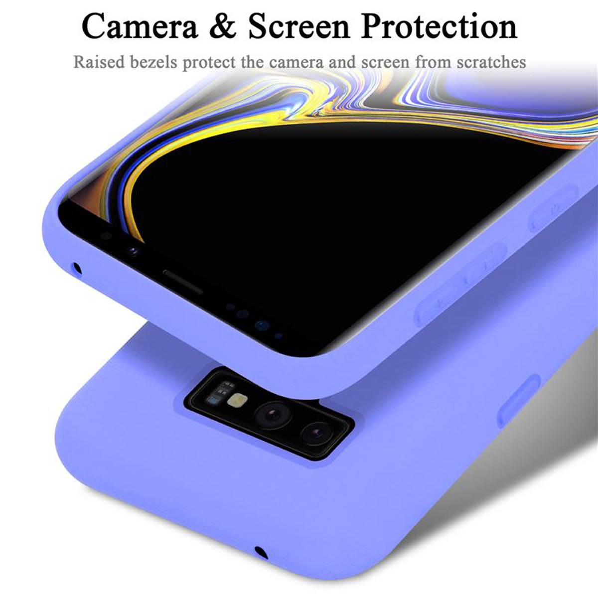 Cadorabo Schutzhülle für Samsung Galaxy NOTE 9 Hülle in Lila Handyhülle Case Cover TPU Etui