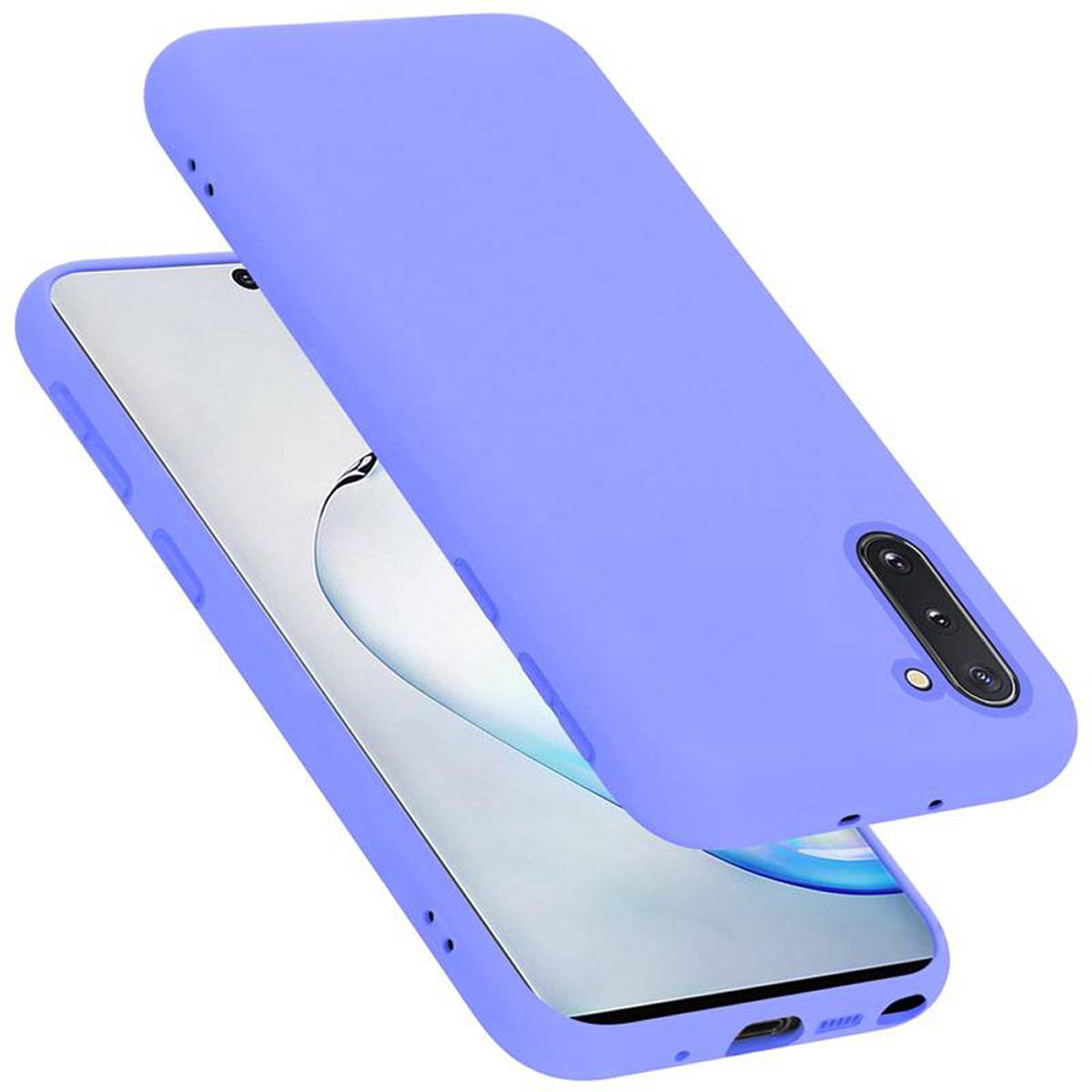 Cadorabo Schutzhülle für Samsung Galaxy NOTE 10 Hülle in Lila Handyhülle Case Cover TPU Etui