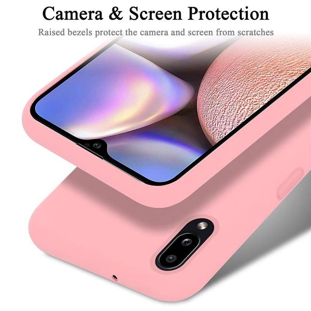 Cadorabo Schutzhülle für Samsung Galaxy A10s / M01s Hülle in Rosa Handyhülle Case Cover TPU Etui