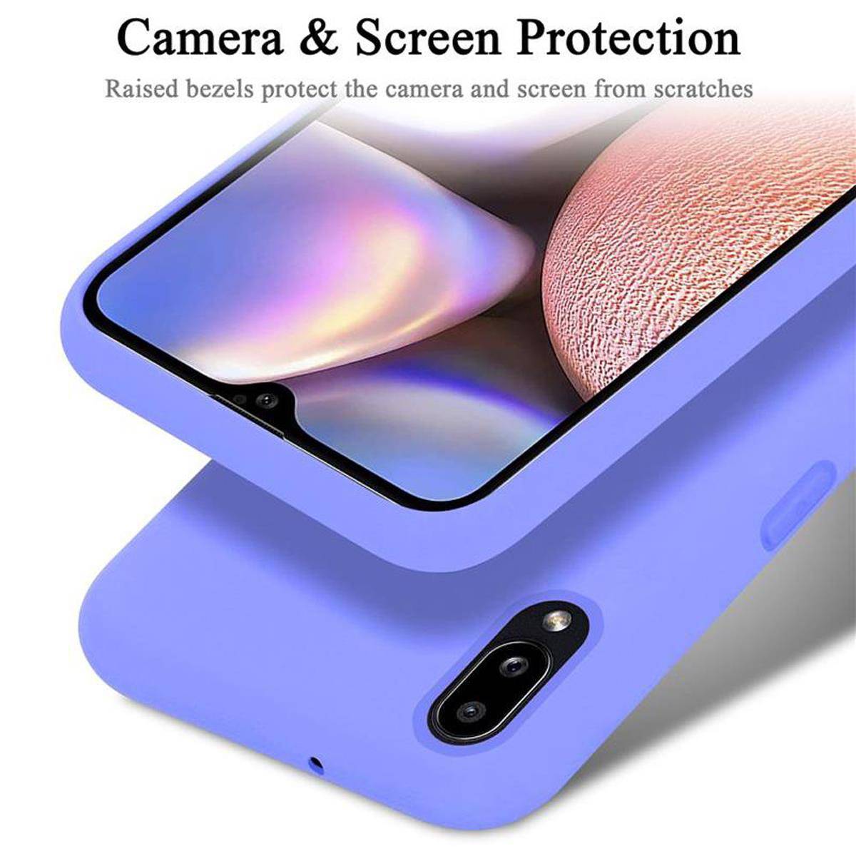 Cadorabo Schutzhülle für Samsung Galaxy A10s / M01s Hülle in Lila Handyhülle Case Cover TPU Etui