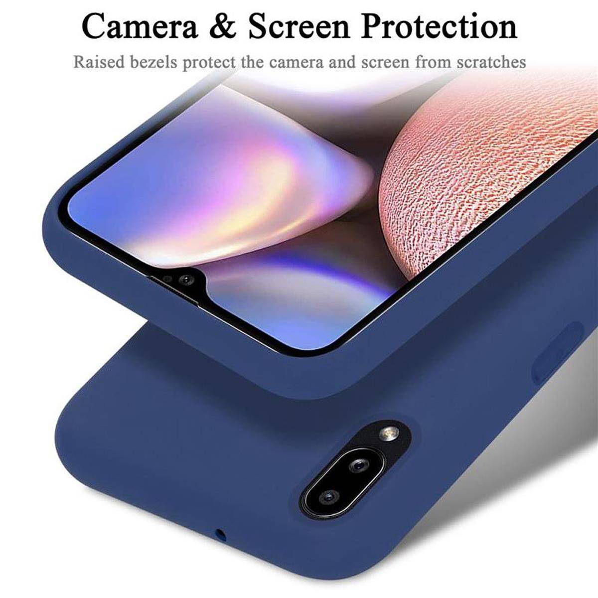 Cadorabo Schutzhülle für Samsung Galaxy A10s / M01s Hülle in Blau Handyhülle Case Cover TPU Etui