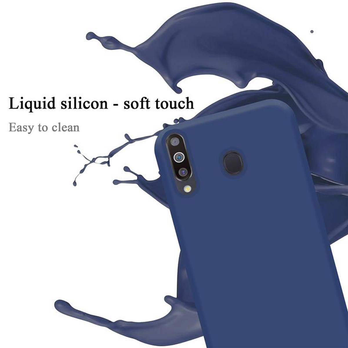 Cadorabo Schutzhülle für Samsung Galaxy M30 / A40s Hülle in Blau Handyhülle Case Cover TPU Etui