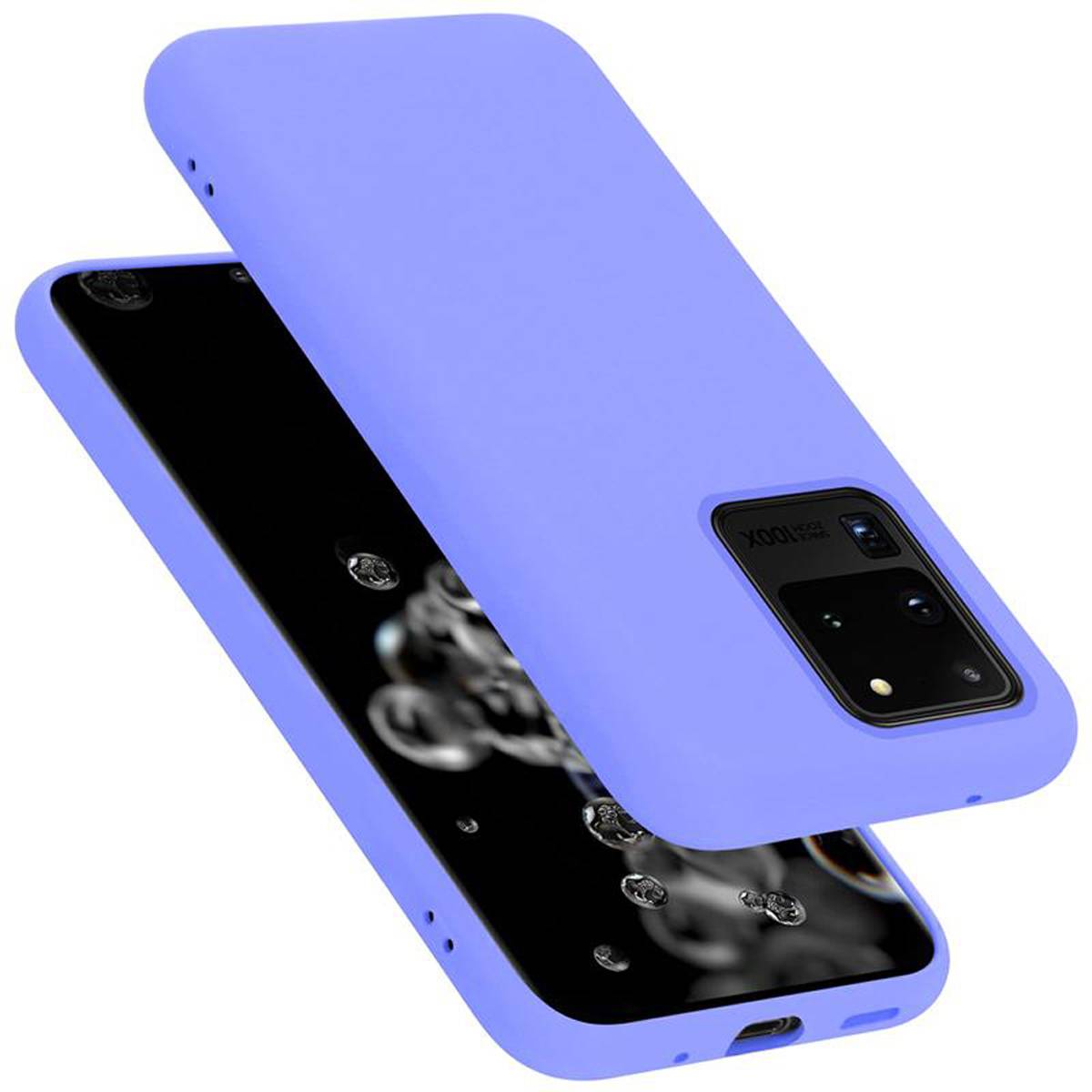 Cadorabo Schutzhülle für Samsung Galaxy S20 ULTRA Hülle in Lila Handyhülle Case Cover TPU Etui