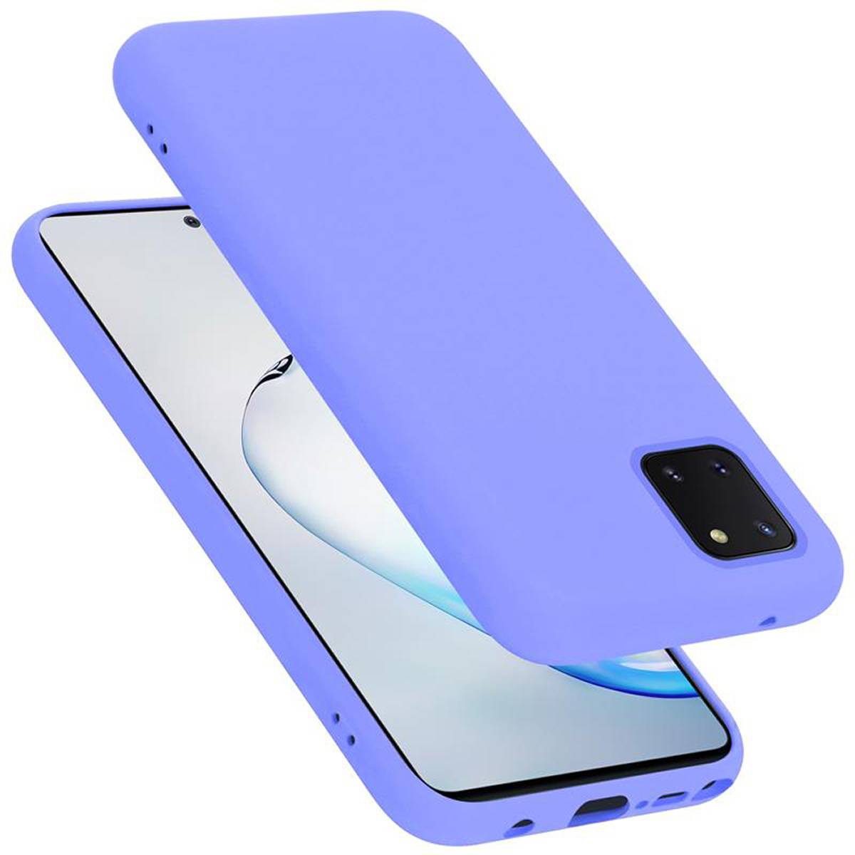 Cadorabo Schutzhülle für Samsung Galaxy A81 / NOTE 10 LITE / M60s Hülle in Lila Handyhülle Case Cover TPU Etui
