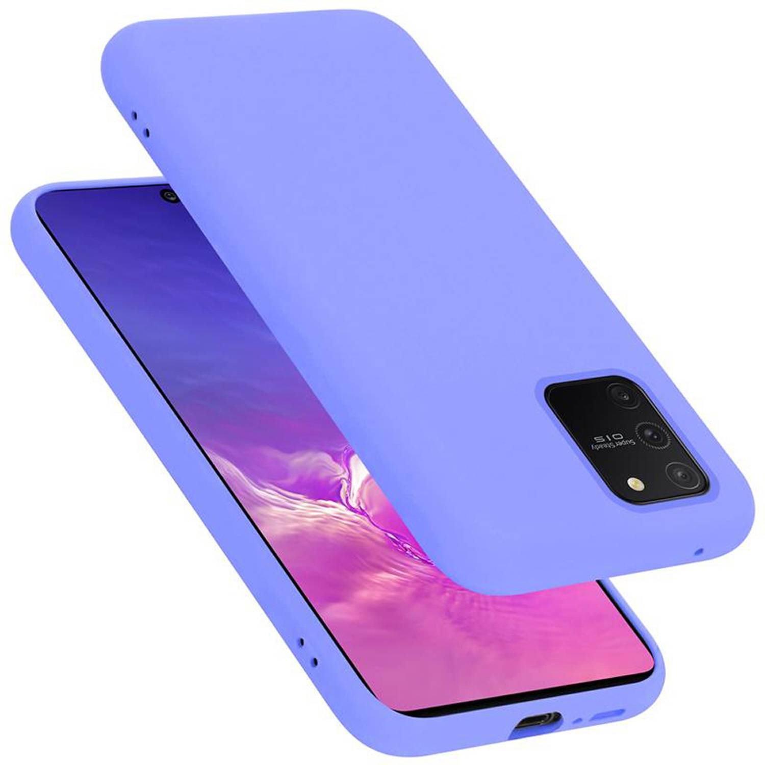 Cadorabo Schutzhülle für Samsung Galaxy A91 / S10 LITE / M80s Hülle in Lila Handyhülle Case Cover TPU Etui