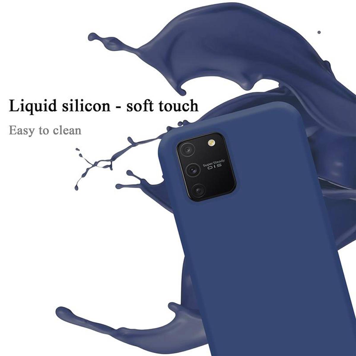 Cadorabo Schutzhülle für Samsung Galaxy A91 / S10 LITE / M80s Hülle in Blau Handyhülle Case Cover TPU Etui