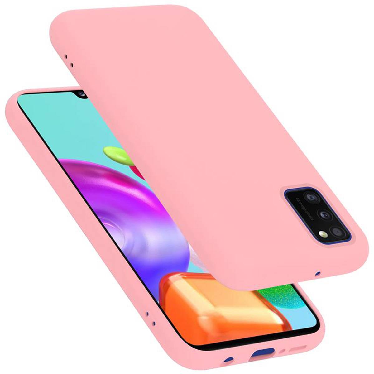 Cadorabo Schutzhülle für Samsung Galaxy A41 Hülle in Rosa Handyhülle Case Cover TPU Etui