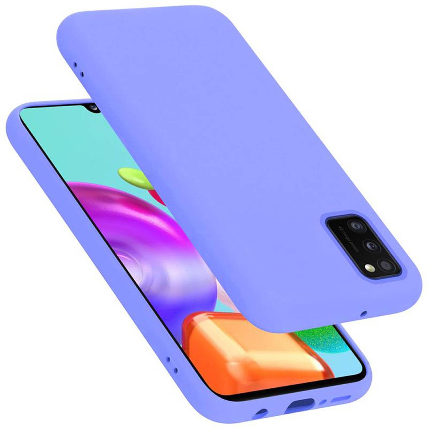 Cadorabo Schutzhülle für Samsung Galaxy A41 Hülle in Lila Handyhülle Case Cover TPU Etui