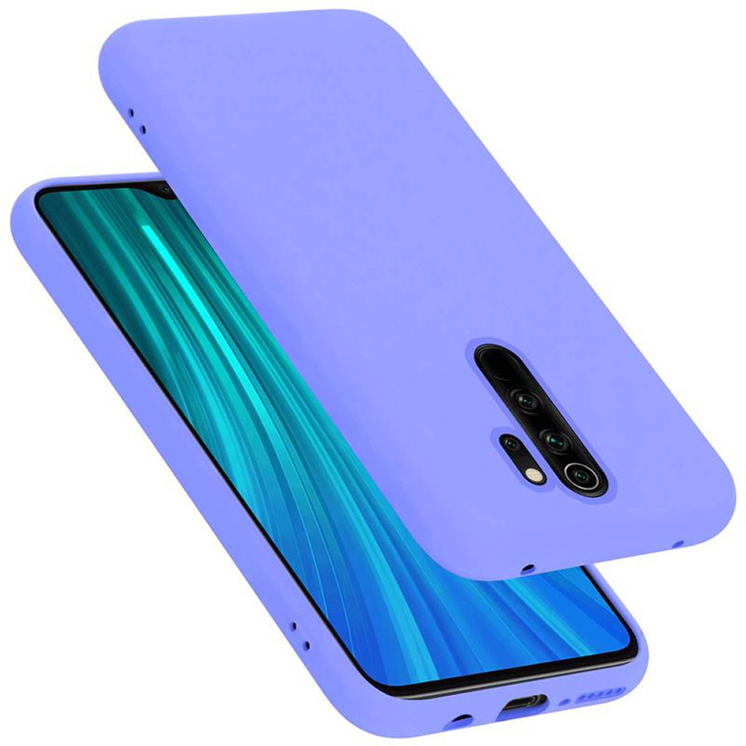 Cadorabo Schutzhülle für Xiaomi RedMi NOTE 8 PRO Hülle in Lila Handyhülle Case Cover TPU Etui
