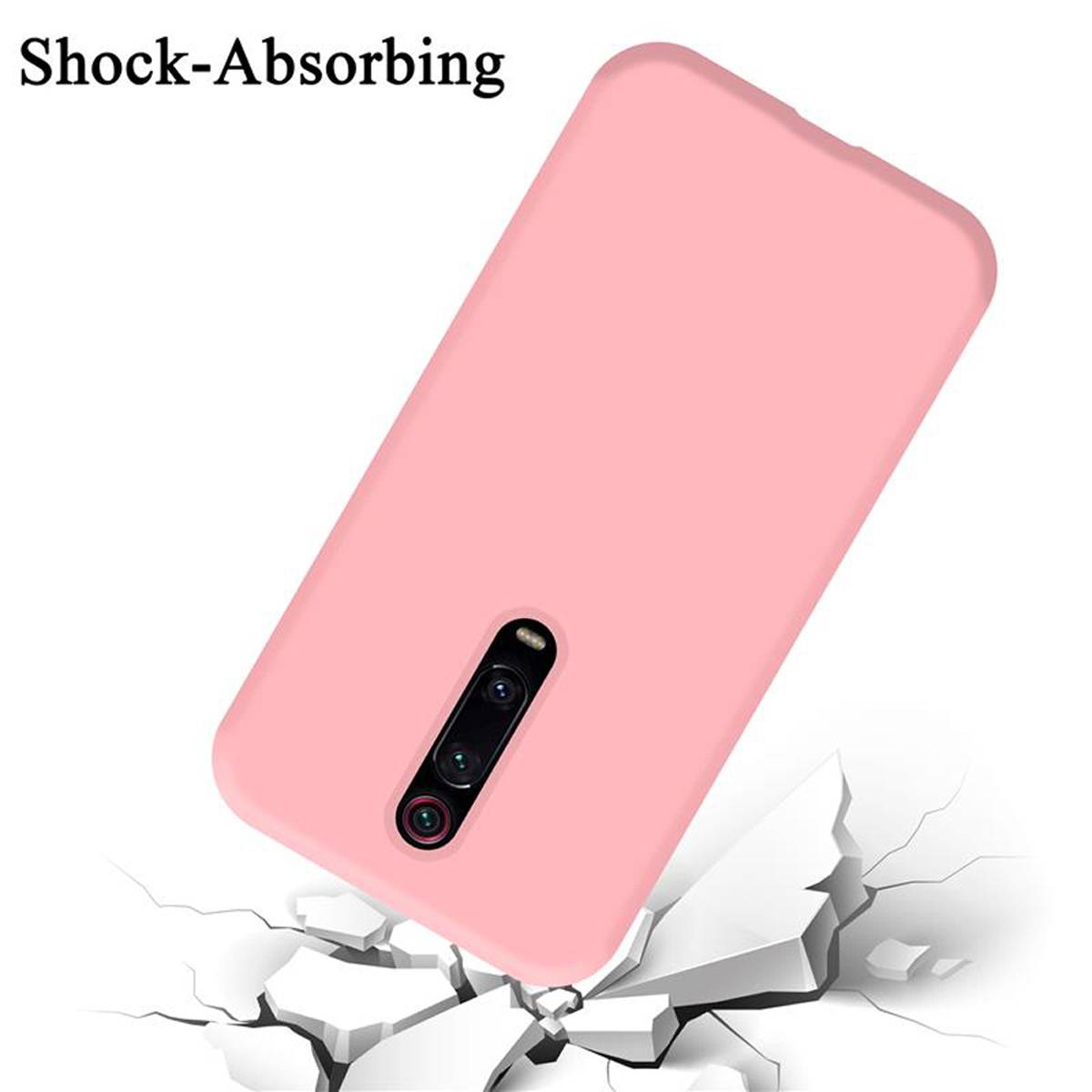 Cadorabo Schutzhülle für Xiaomi Mi 9T / Mi 9T PRO / RedMi K20 / RedMi K20 PRO Hülle in Rosa Handyhülle Case Cover TPU