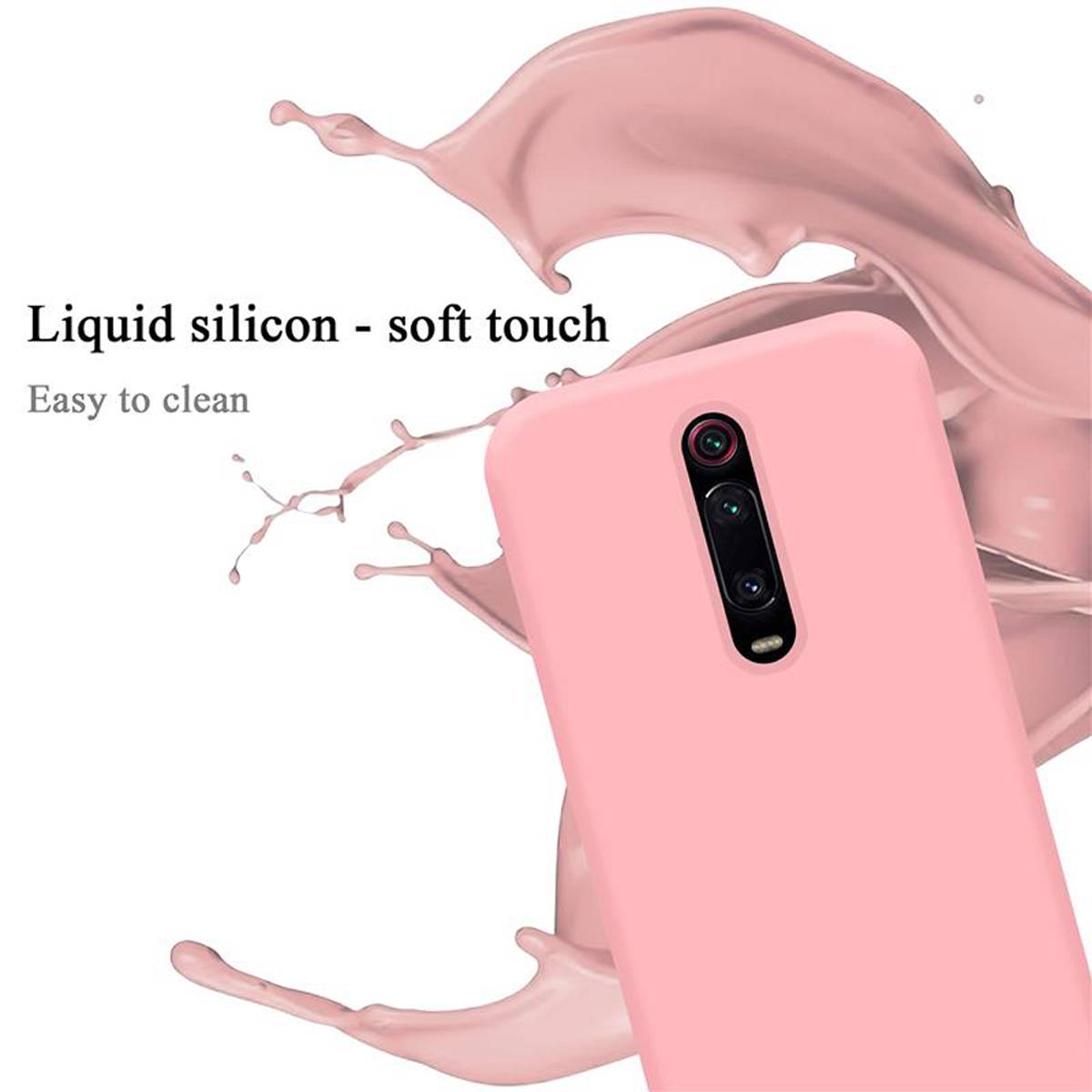 Cadorabo Schutzhülle für Xiaomi Mi 9T / Mi 9T PRO / RedMi K20 / RedMi K20 PRO Hülle in Rosa Handyhülle Case Cover TPU