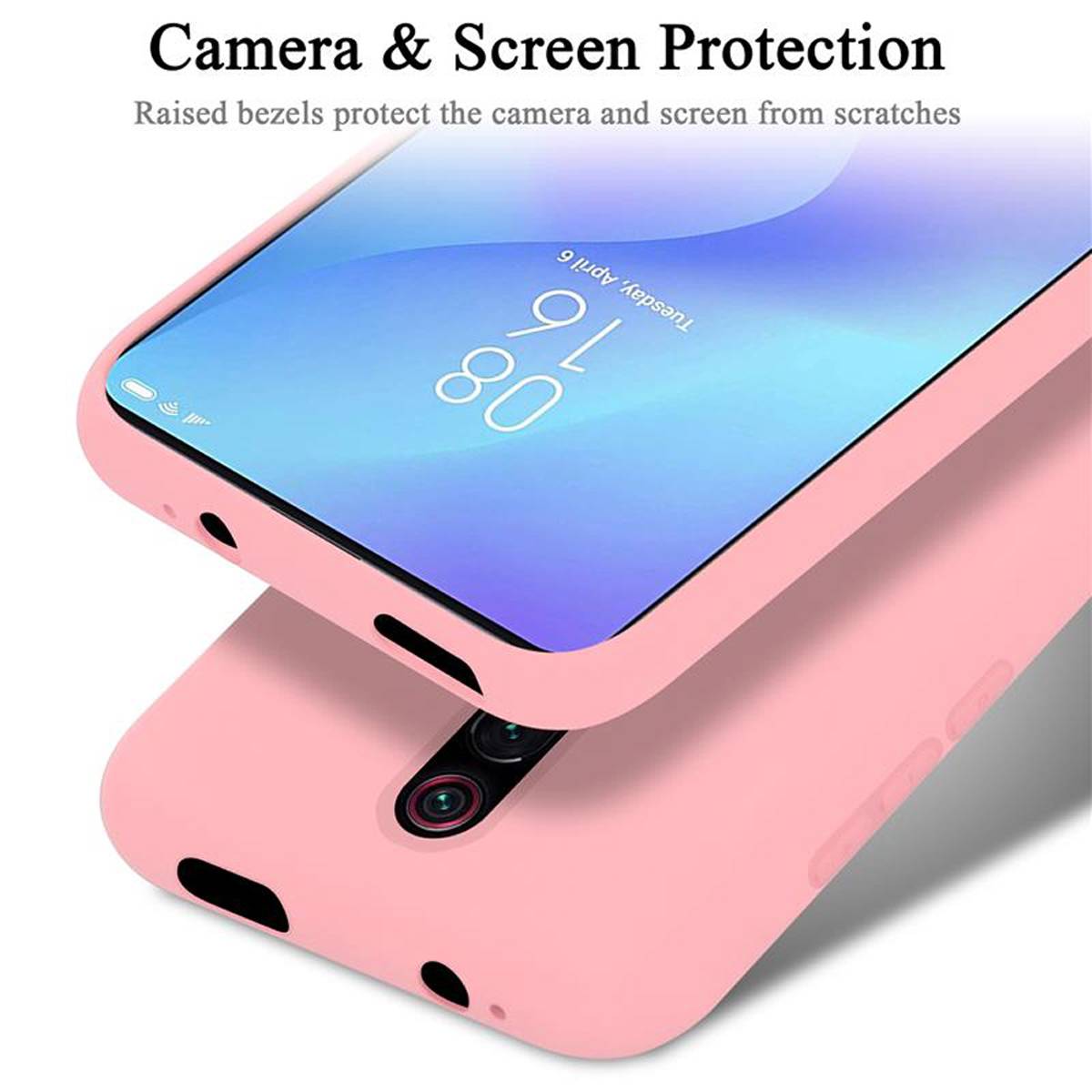 Cadorabo Schutzhülle für Xiaomi Mi 9T / Mi 9T PRO / RedMi K20 / RedMi K20 PRO Hülle in Rosa Handyhülle Case Cover TPU