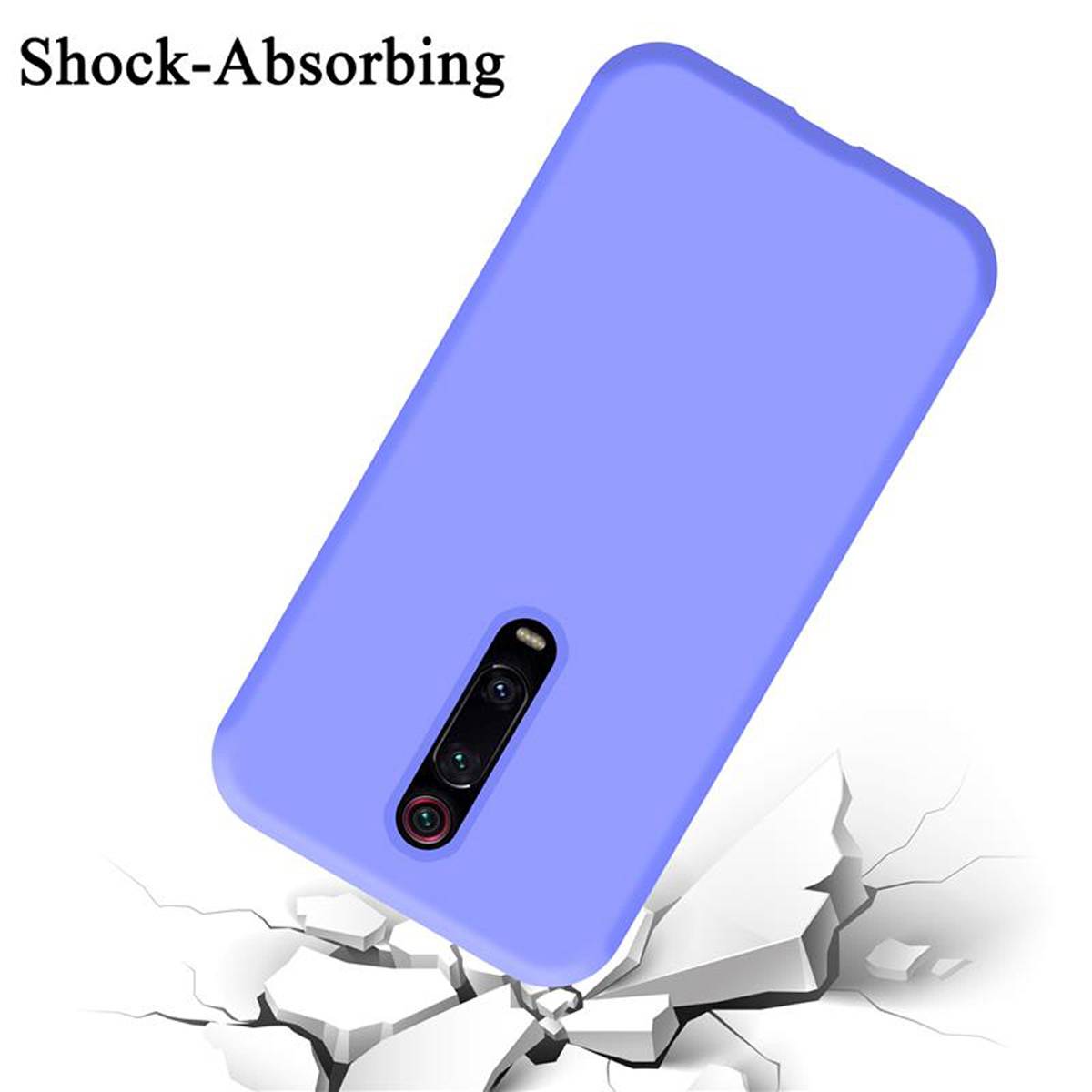 Cadorabo Schutzhülle für Xiaomi Mi 9T / Mi 9T PRO / RedMi K20 / RedMi K20 PRO Hülle in Lila Handyhülle Case Cover TPU