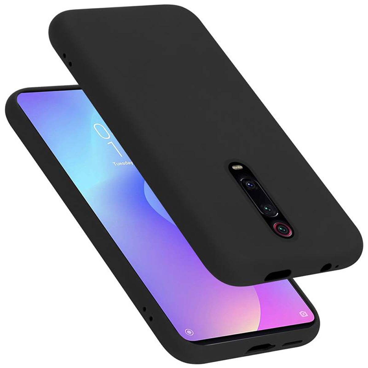 Cadorabo Schutzhülle für Xiaomi Mi 9T / Mi 9T PRO / RedMi K20 / RedMi K20 PRO Hülle in Schwarz Handyhülle Case Cover TPU
