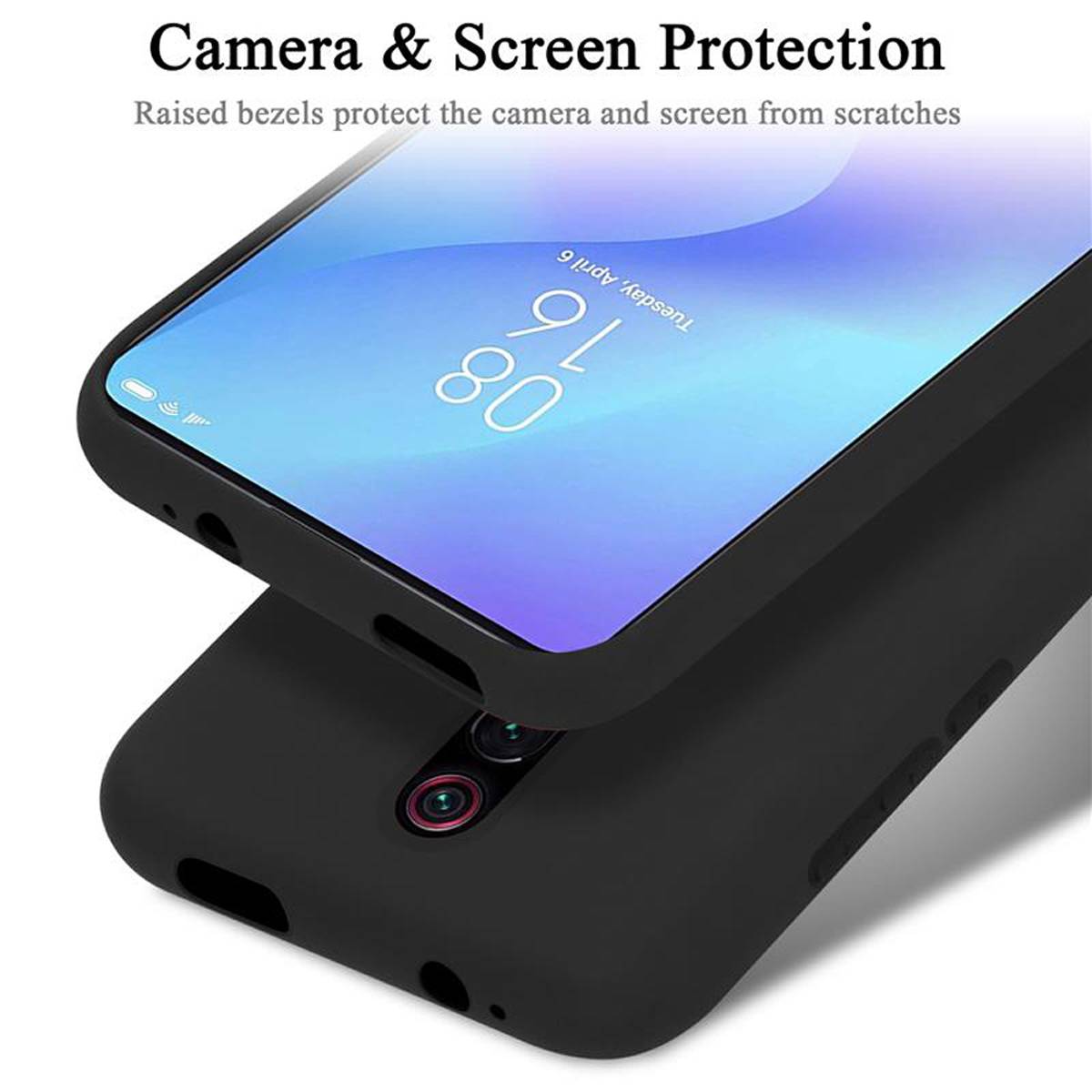 Cadorabo Schutzhülle für Xiaomi Mi 9T / Mi 9T PRO / RedMi K20 / RedMi K20 PRO Hülle in Schwarz Handyhülle Case Cover TPU