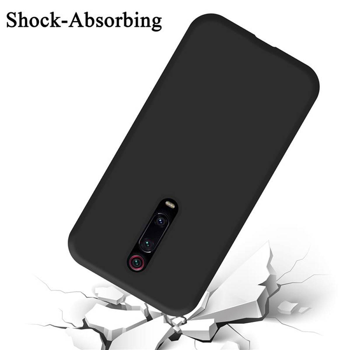 Cadorabo Schutzhülle für Xiaomi Mi 9T / Mi 9T PRO / RedMi K20 / RedMi K20 PRO Hülle in Schwarz Handyhülle Case Cover TPU