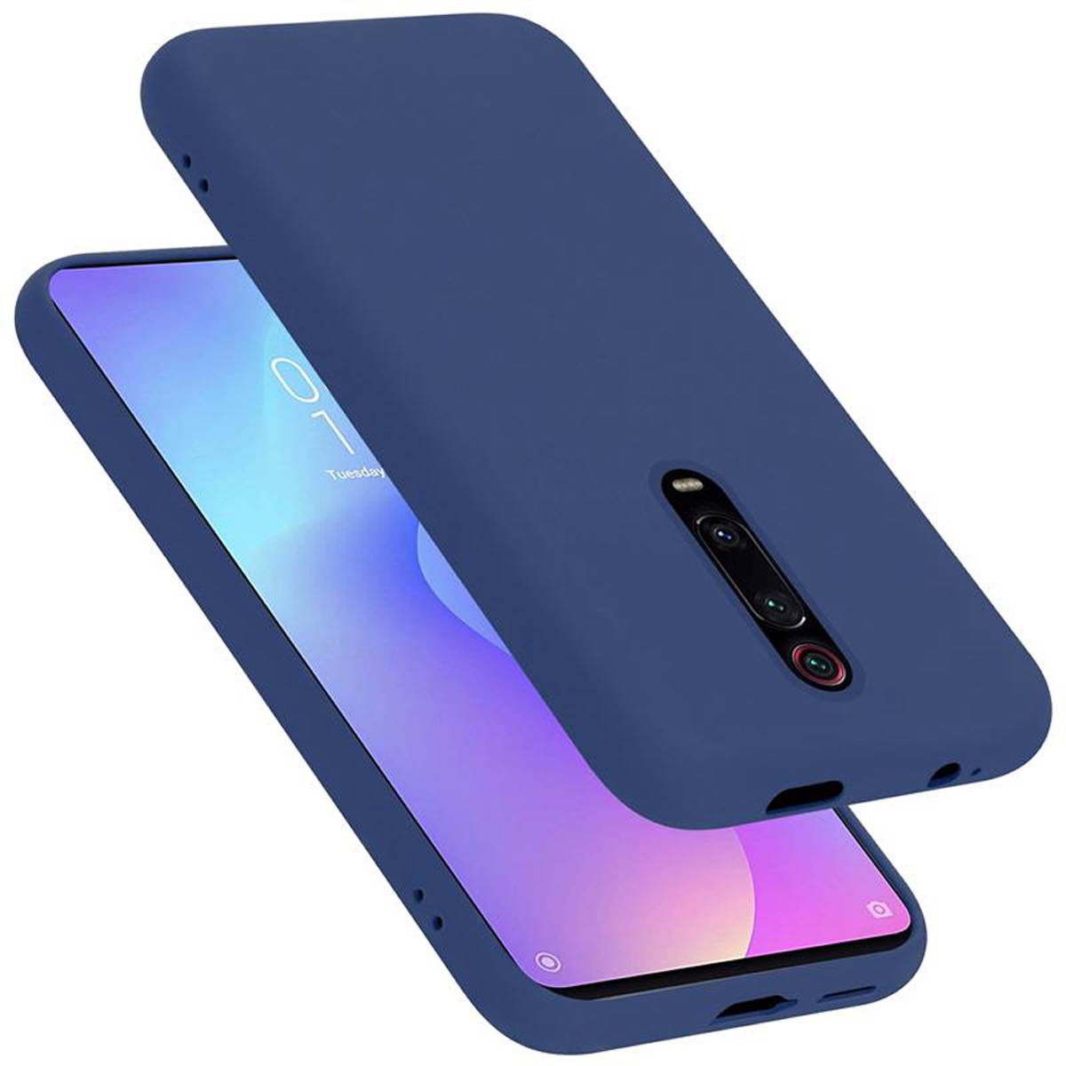 Cadorabo Schutzhülle für Xiaomi Mi 9T / Mi 9T PRO / RedMi K20 / RedMi K20 PRO Hülle in Blau Handyhülle Case Cover TPU