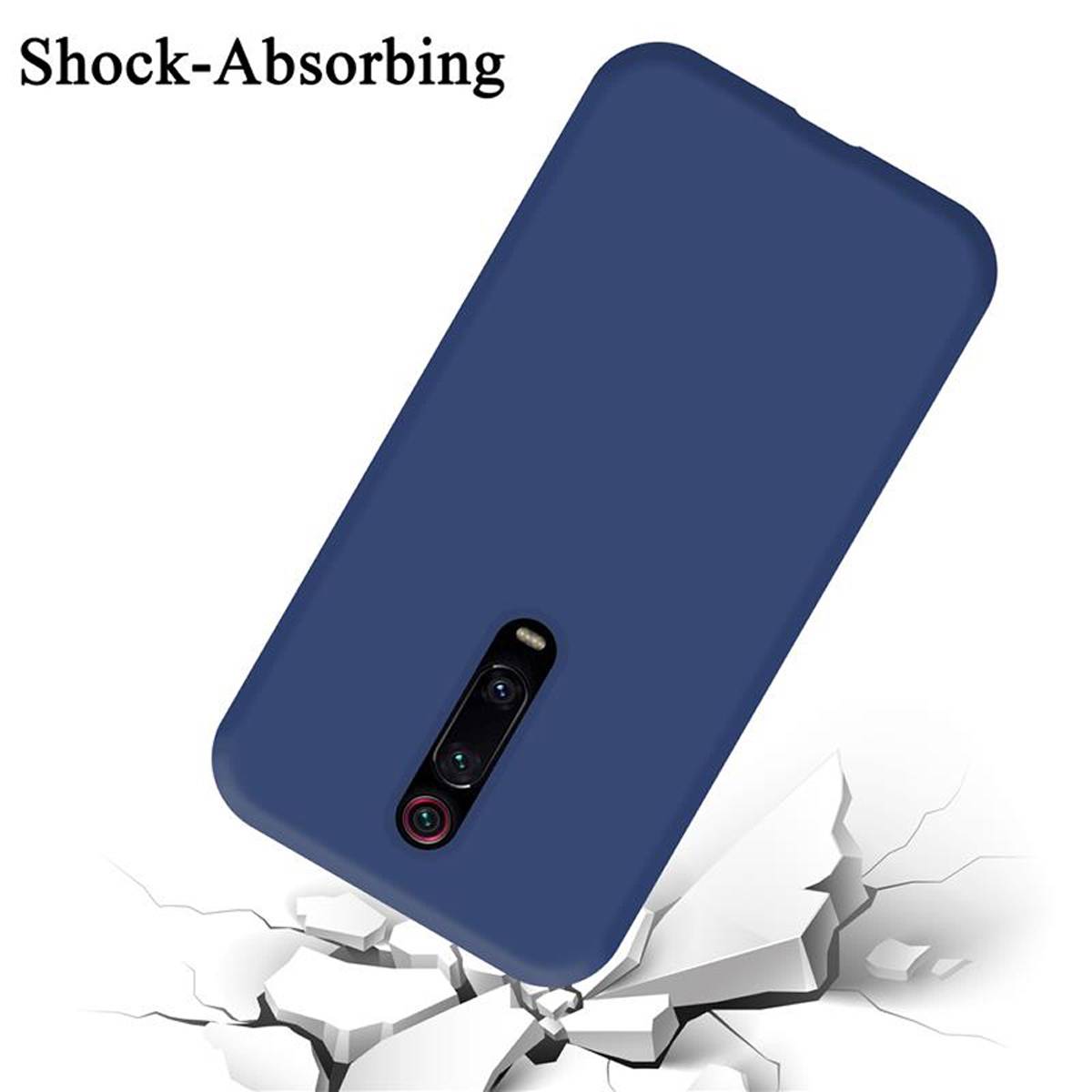Cadorabo Schutzhülle für Xiaomi Mi 9T / Mi 9T PRO / RedMi K20 / RedMi K20 PRO Hülle in Blau Handyhülle Case Cover TPU