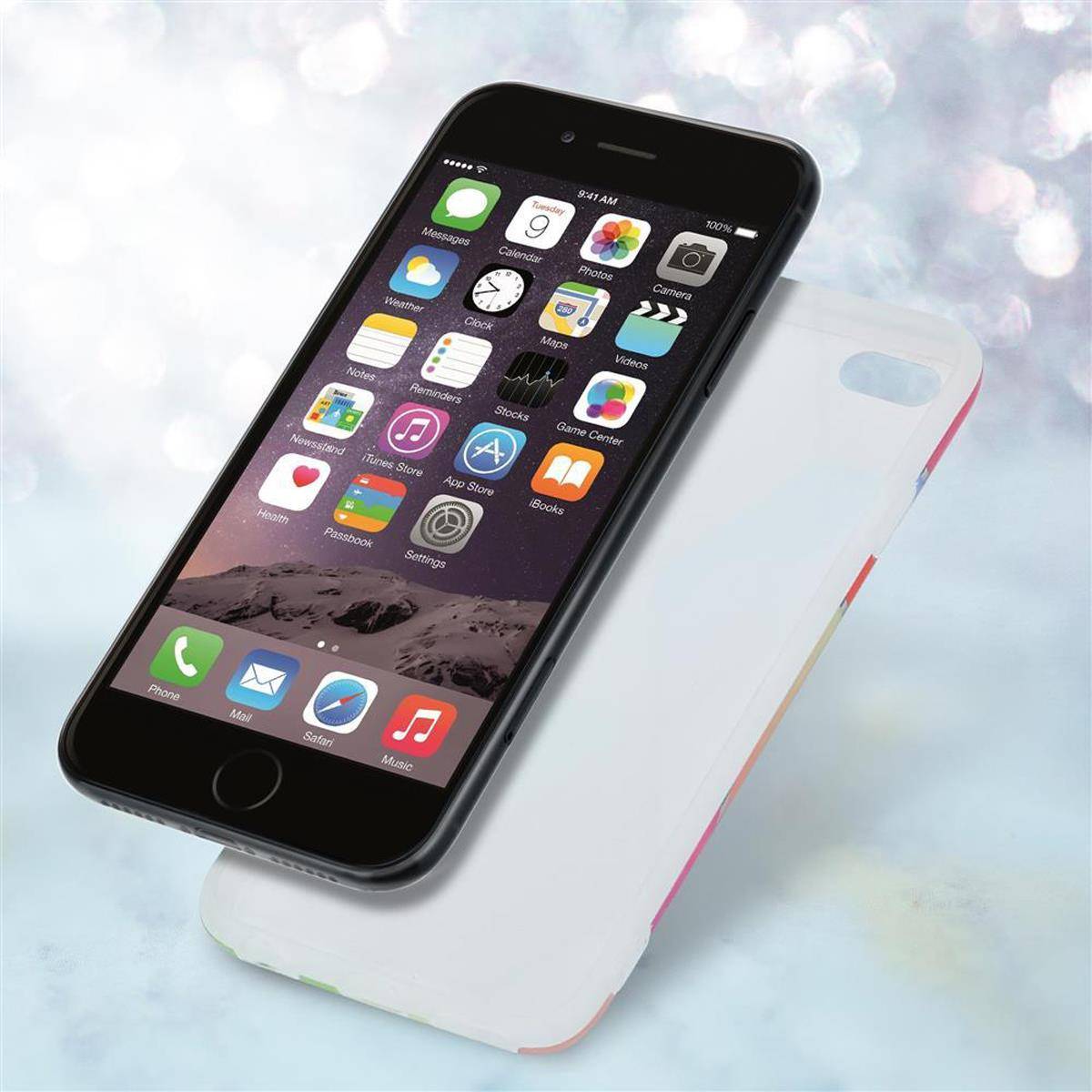 Cadorabo Schutzhülle für Apple iPhone 6 PLUS / 6S PLUS Hülle in Rosa TPU Handyhülle Etui Case Cover