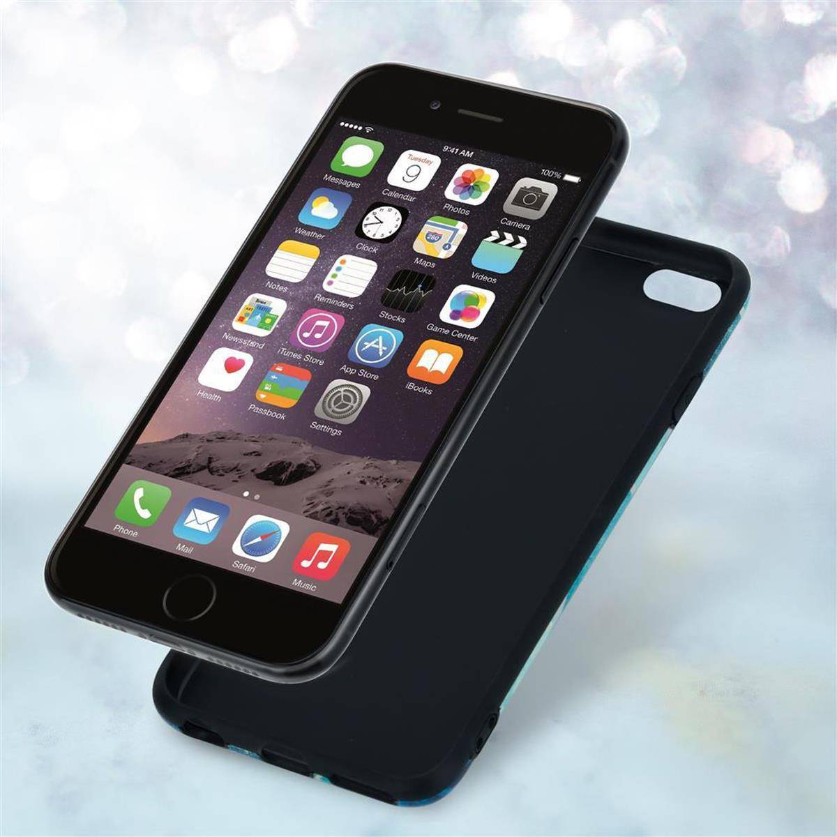 Cadorabo Schutzhülle für Apple iPhone 6 PLUS / 6S PLUS Hülle in Blau TPU Handyhülle Etui Case Cover