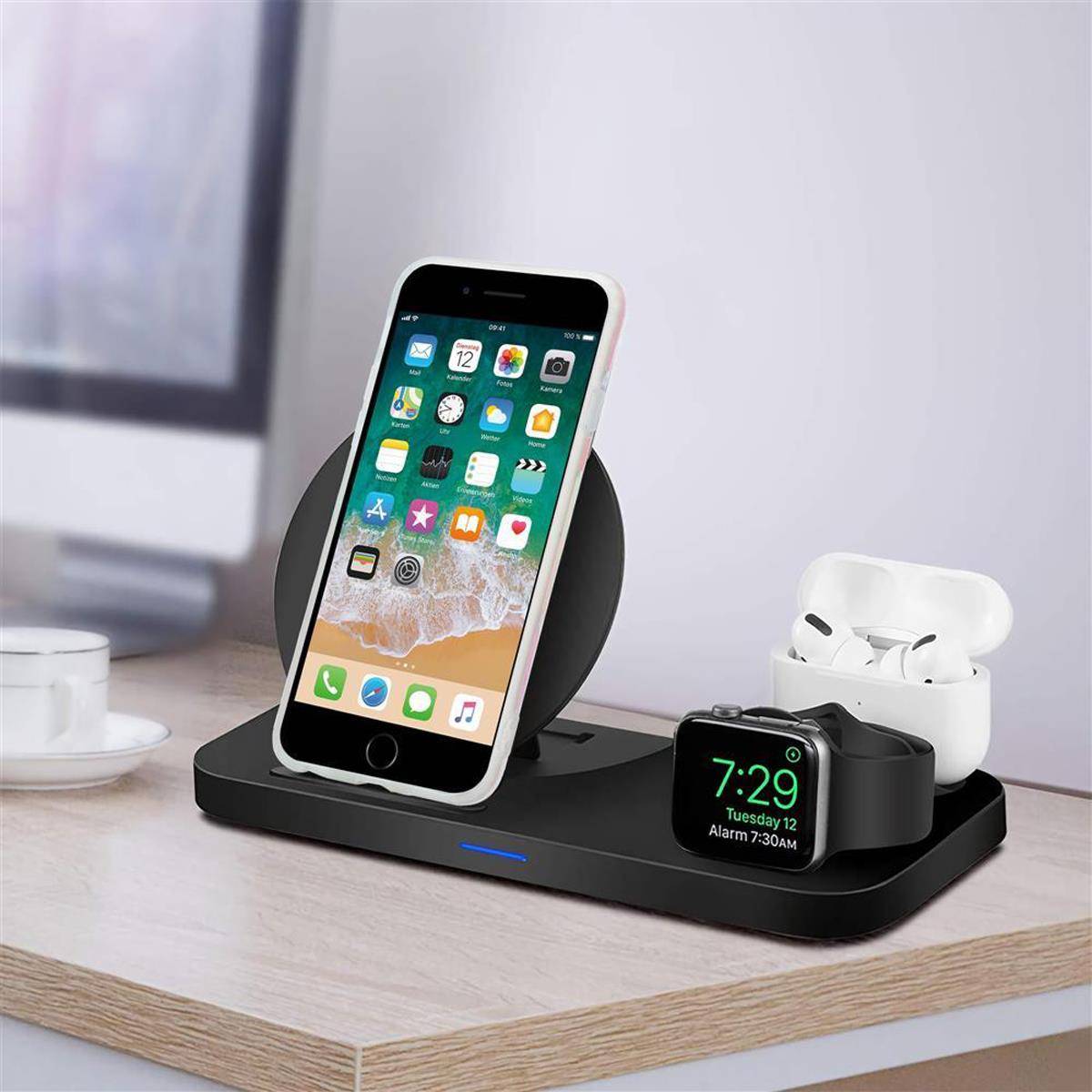 Cadorabo Schutzhülle für Apple iPhone 7 PLUS / 7S PLUS / 8 PLUS Hülle in Rosa TPU Handyhülle Etui Case Cover