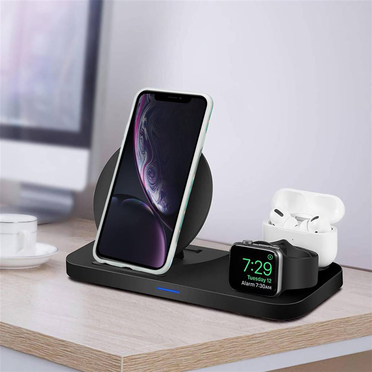 Cadorabo Schutzhülle für Apple iPhone XR Hülle in Grün TPU Handyhülle Etui Case Cover