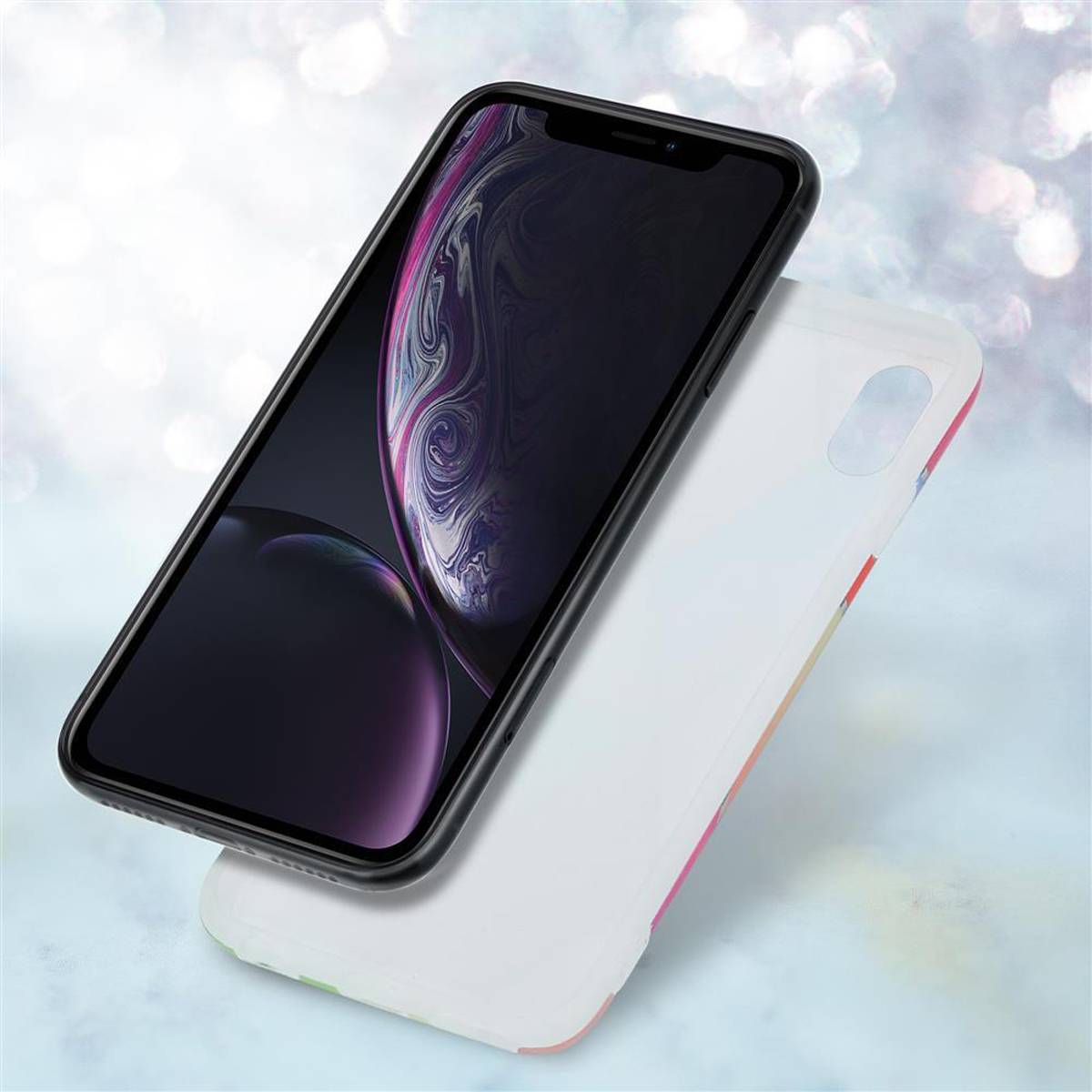 Cadorabo Schutzhülle für Apple iPhone XR Hülle in Rosa TPU Handyhülle Etui Case Cover