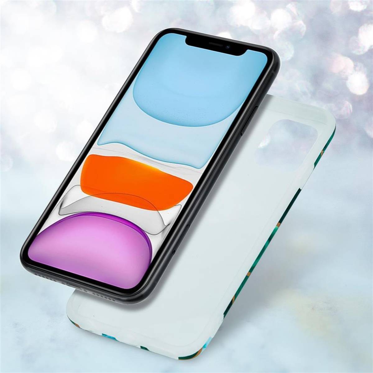 Cadorabo Schutzhülle für Apple iPhone 11 Hülle in Grün TPU Handyhülle Etui Case Cover