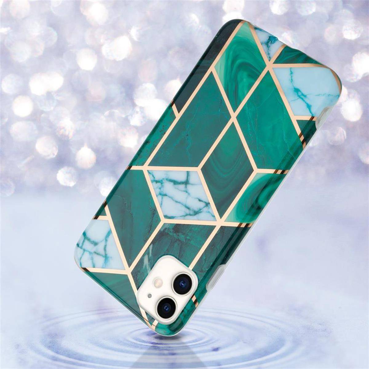 Cadorabo Schutzhülle für Apple iPhone 11 Hülle in Grün TPU Handyhülle Etui Case Cover