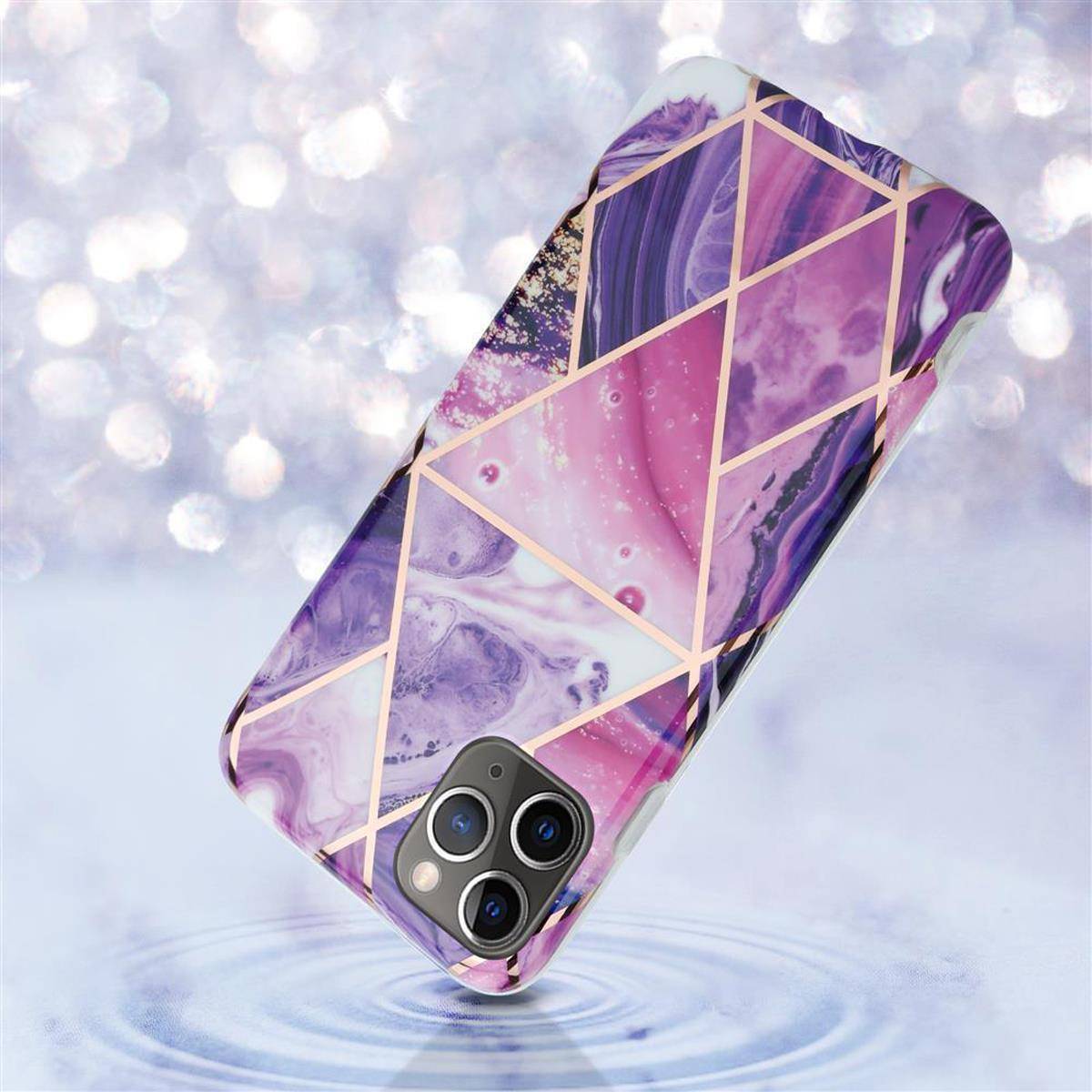 Cadorabo Schutzhülle für Apple iPhone 11 PRO Hülle in Lila TPU Handyhülle Etui Case Cover