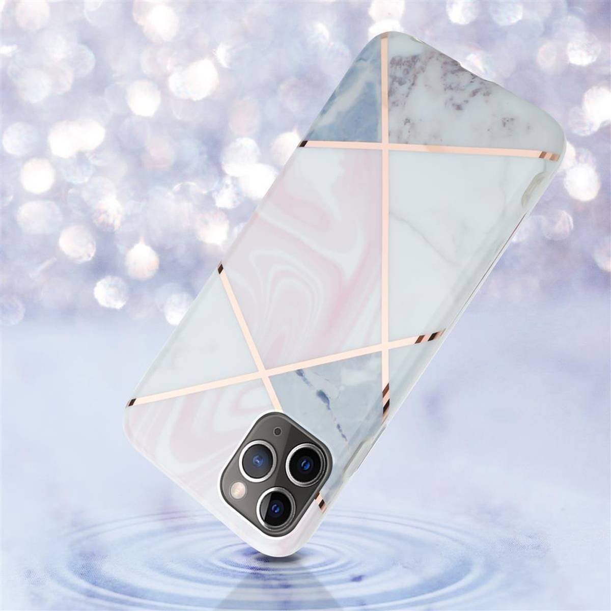 Cadorabo Schutzhülle für Apple iPhone 11 PRO MAX Hülle in Rosa TPU Handyhülle Etui Case Cover