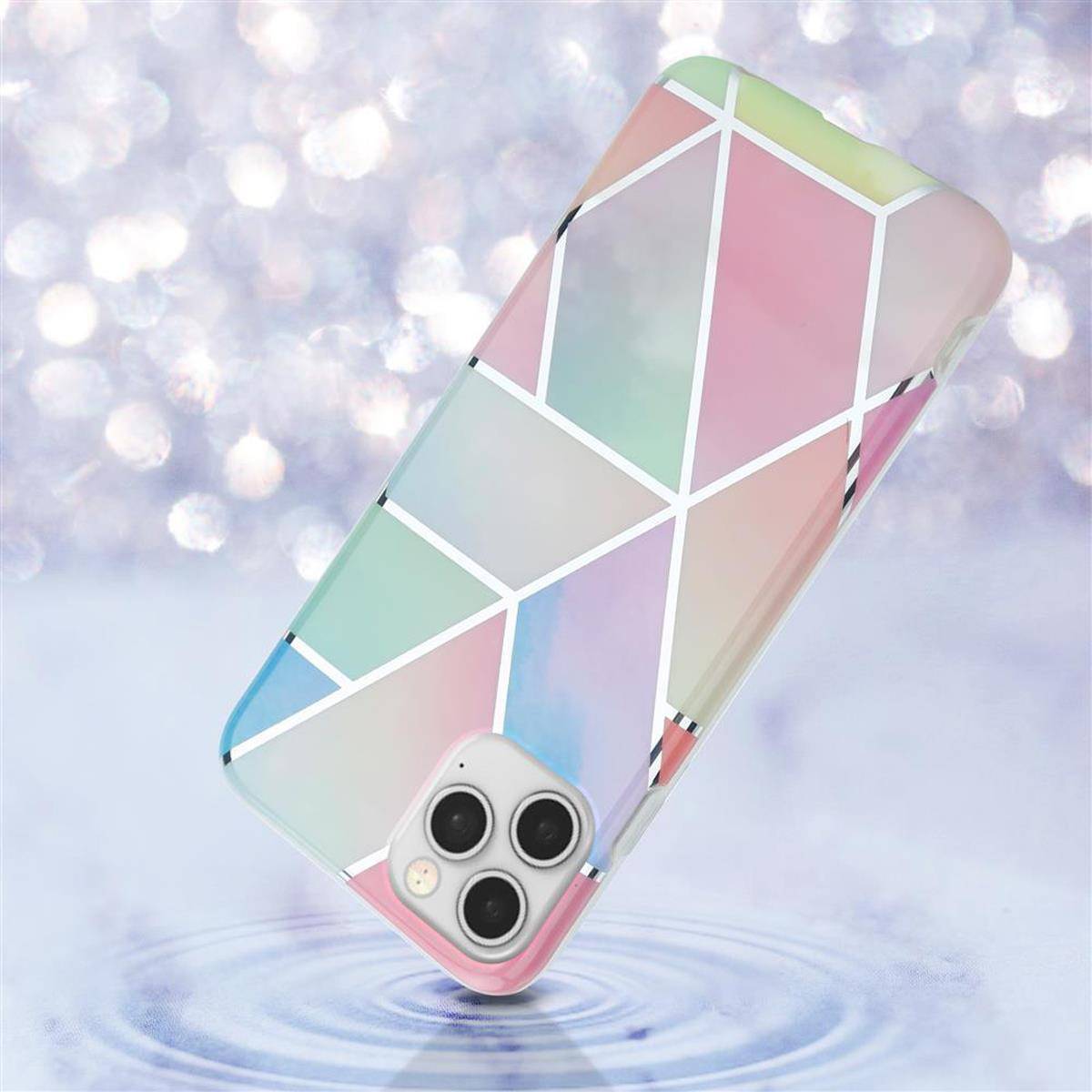 Cadorabo Schutzhülle für Apple iPhone 12 / 12 PRO Hülle in Rosa TPU Handyhülle Etui Case Cover