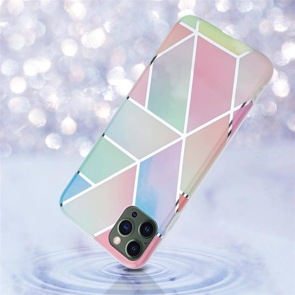 Cadorabo Schutzhülle für Apple iPhone 12 PRO MAX Hülle in Rosa TPU Handyhülle Etui Case Cover