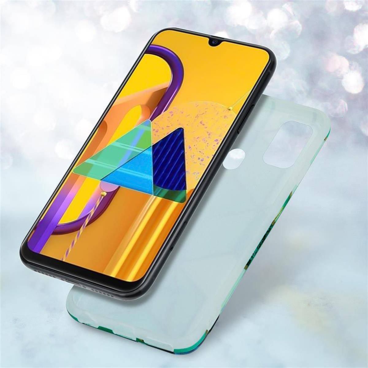 Cadorabo Schutzhülle für Huawei P20 LITE 2018 / NOVA 3E Hülle in Grün TPU Handyhülle Etui Case Cover