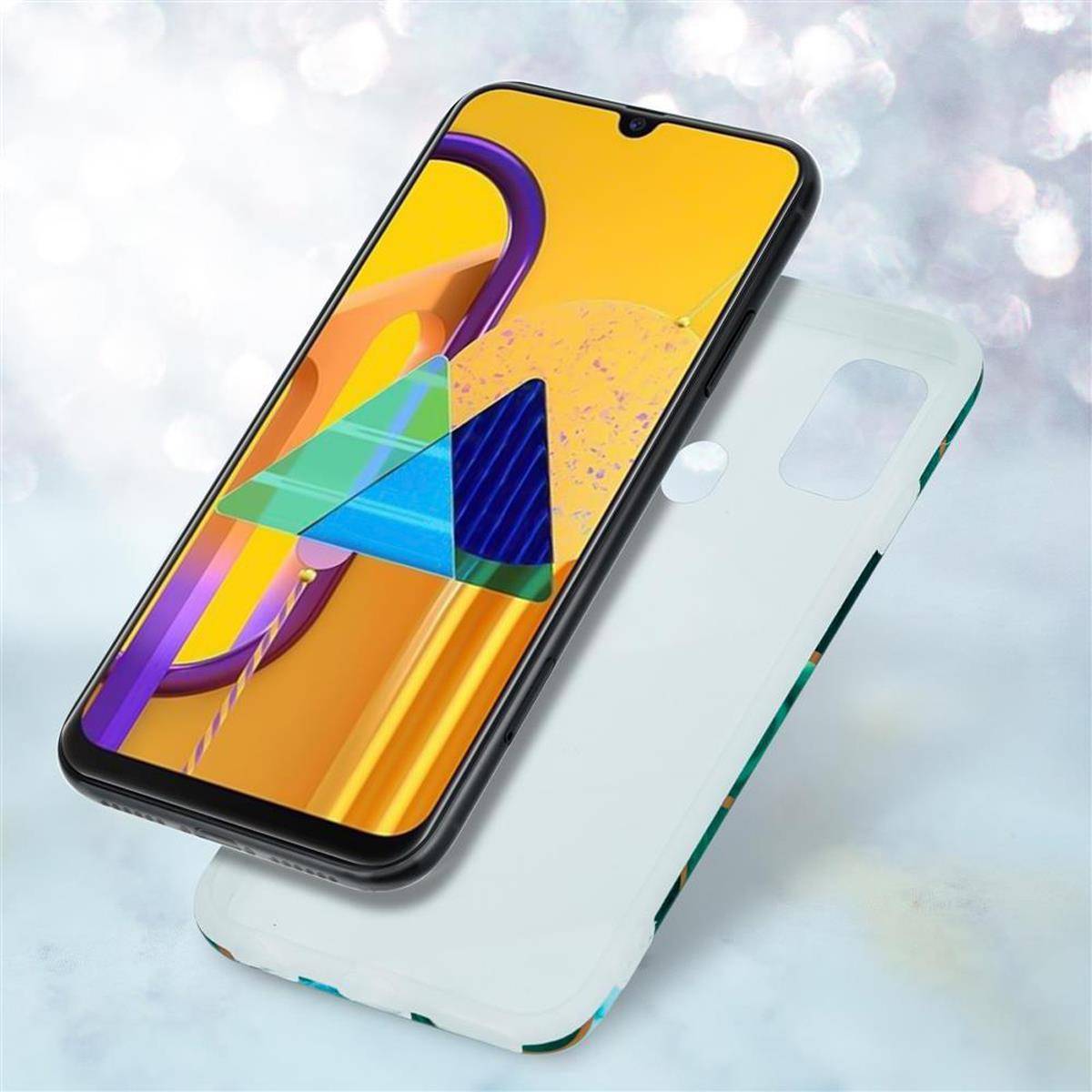 Cadorabo Schutzhülle für Huawei P20 LITE 2018 / NOVA 3E Hülle in Grün TPU Handyhülle Etui Case Cover