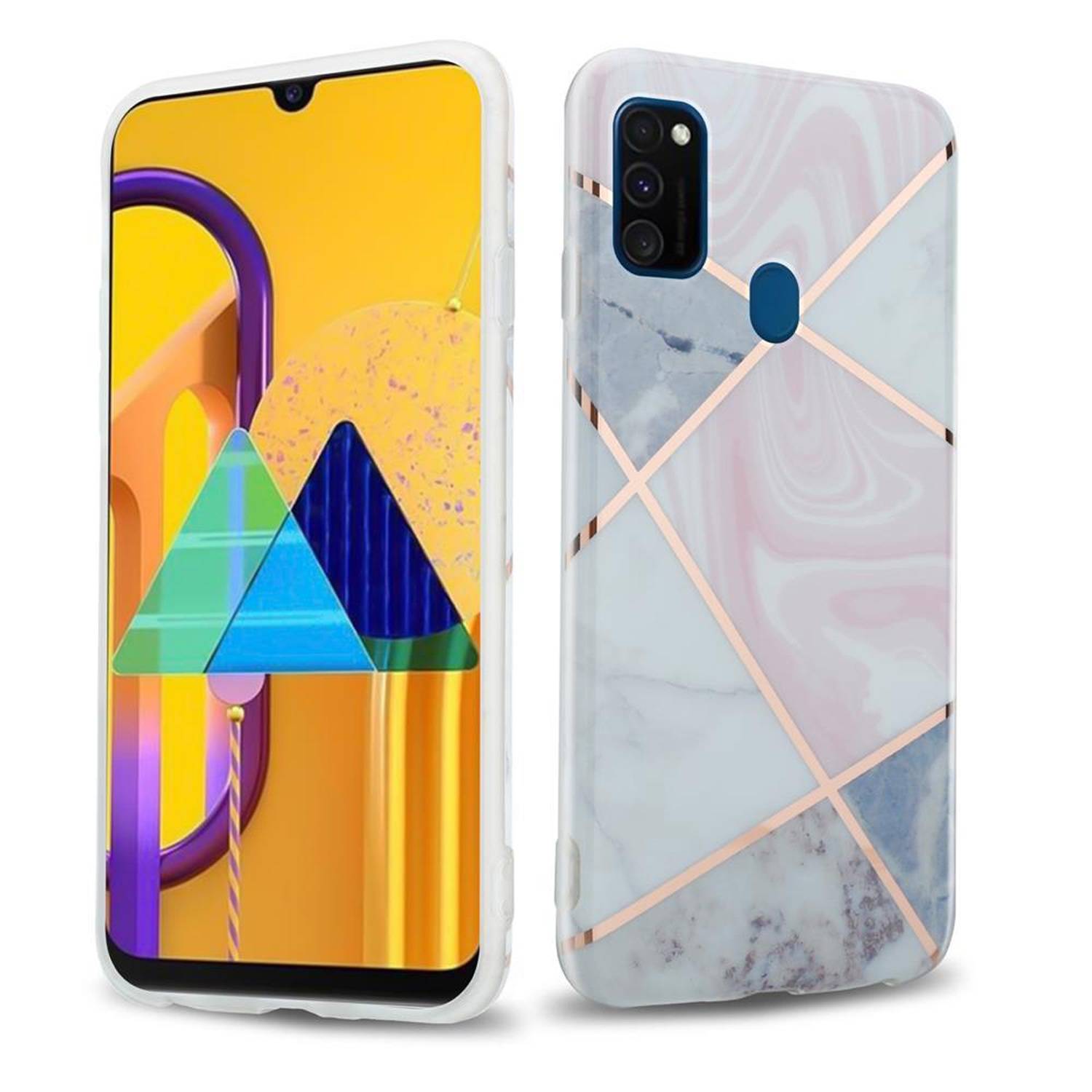 Cadorabo Schutzhülle für Huawei P20 LITE 2018 / NOVA 3E Hülle in Rosa TPU Handyhülle Etui Case Cover