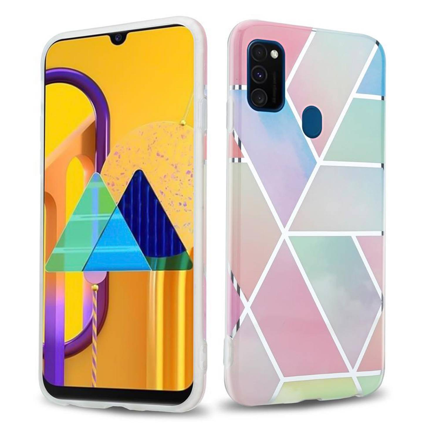 Cadorabo Schutzhülle für Huawei P20 LITE 2018 / NOVA 3E Hülle in Rosa TPU Handyhülle Etui Case Cover