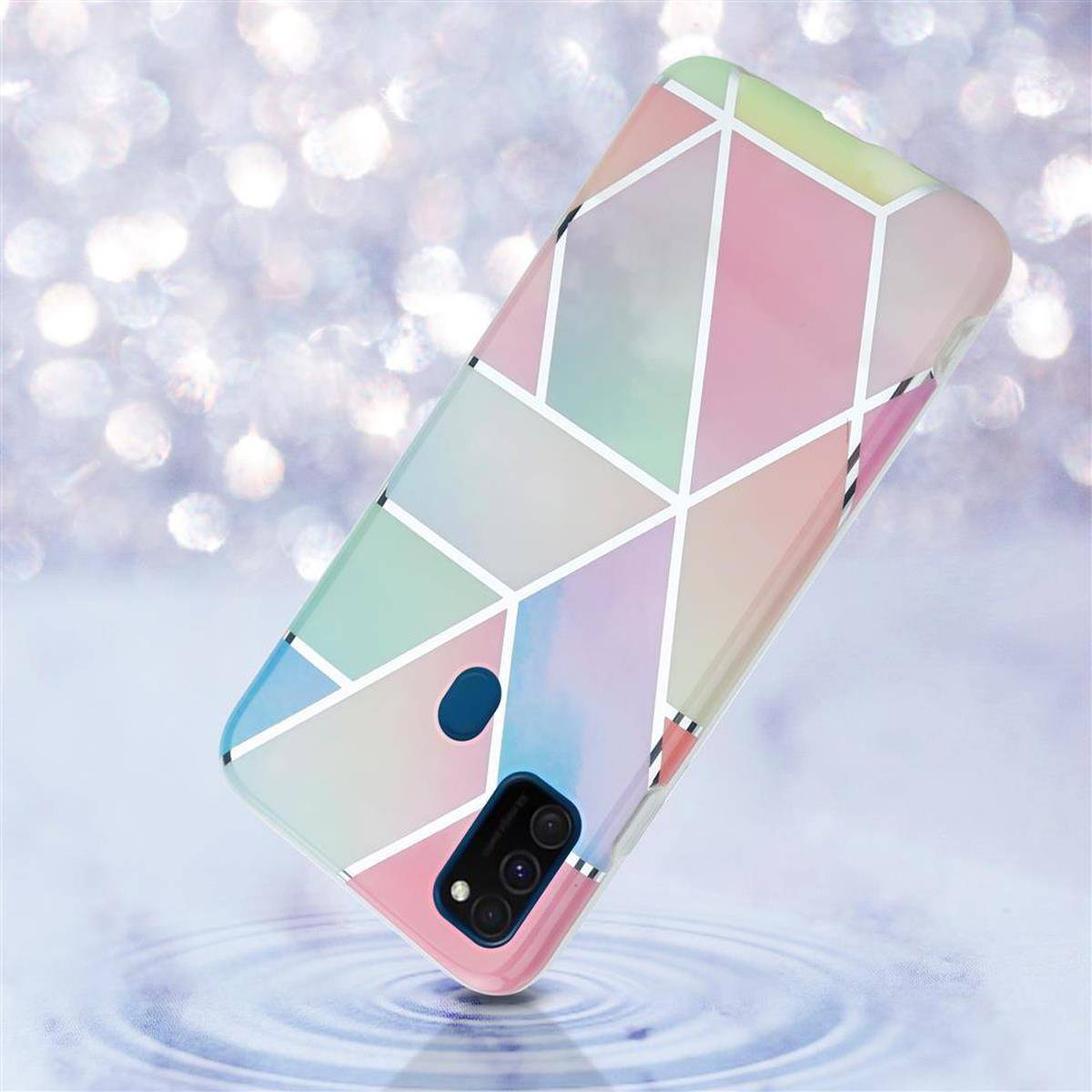 Cadorabo Schutzhülle für Huawei P20 LITE 2018 / NOVA 3E Hülle in Rosa TPU Handyhülle Etui Case Cover