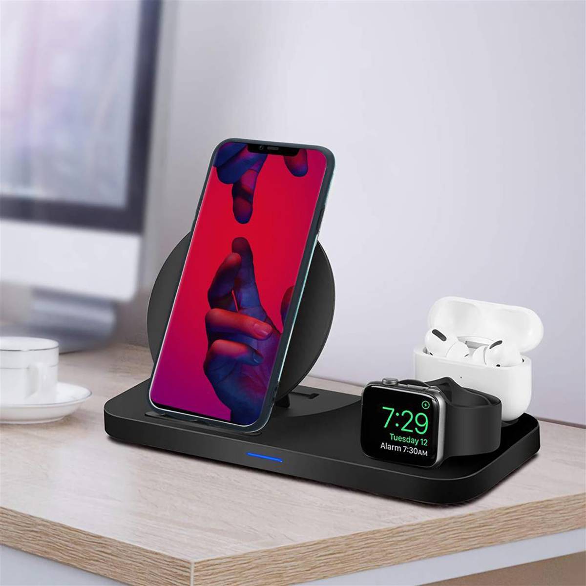 Cadorabo Schutzhülle für Huawei MATE 20 PRO Hülle in Blau TPU Handyhülle Etui Case Cover