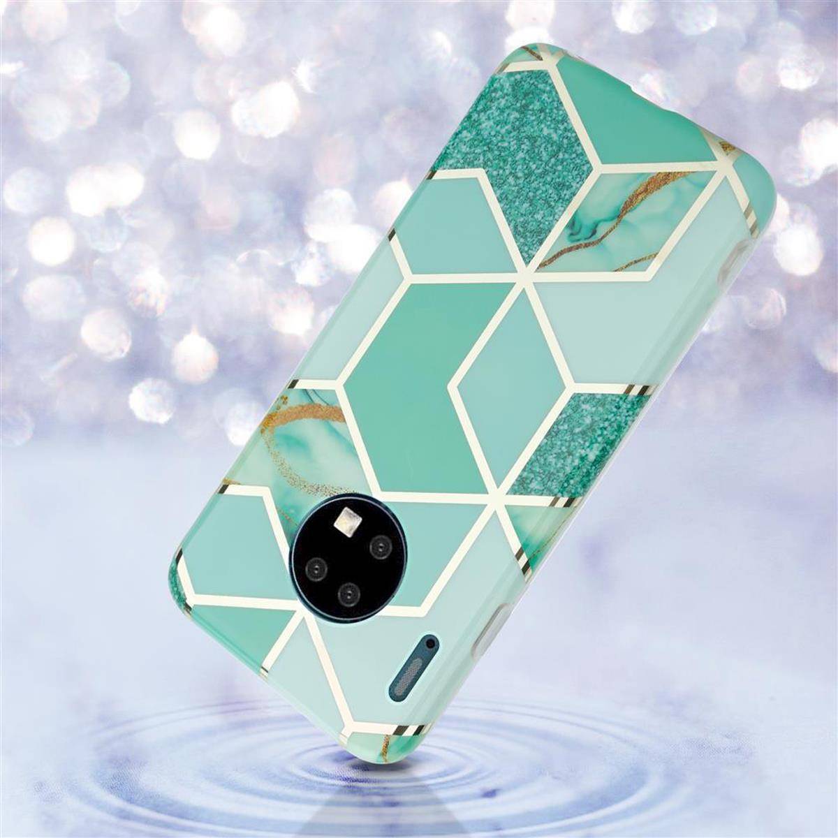 Cadorabo Schutzhülle für Huawei MATE 30 Hülle in Grün TPU Handyhülle Etui Case Cover