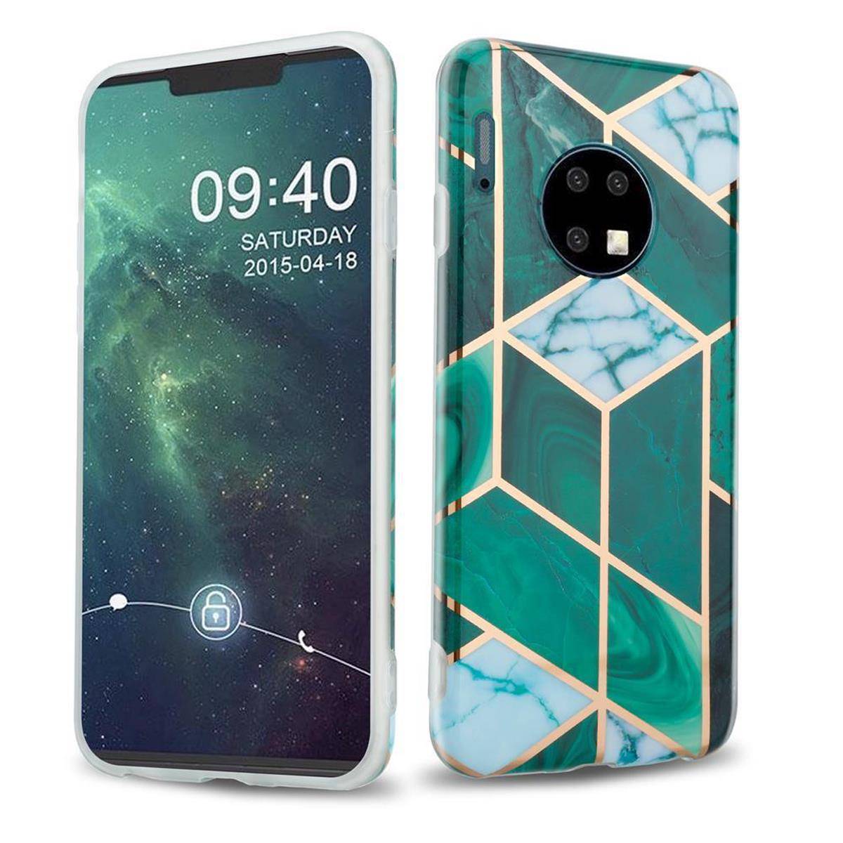 Cadorabo Schutzhülle für Huawei MATE 30 Hülle in Grün TPU Handyhülle Etui Case Cover