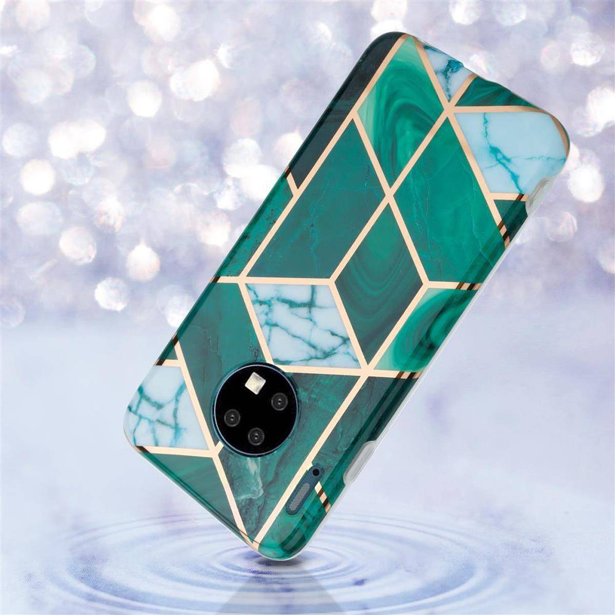 Cadorabo Schutzhülle für Huawei MATE 30 Hülle in Grün TPU Handyhülle Etui Case Cover