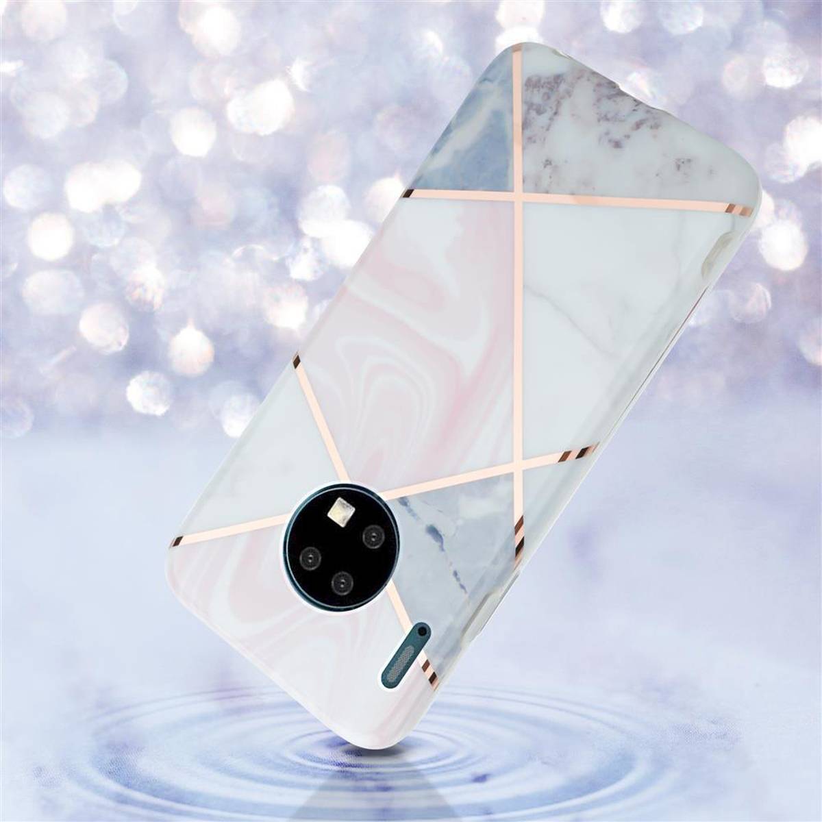 Cadorabo Schutzhülle für Huawei MATE 30 Hülle in Rosa TPU Handyhülle Etui Case Cover