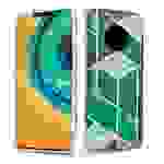 Cadorabo Schutzhülle für Huawei MATE 30 PRO Hülle in Grün TPU Handyhülle Etui Case Cover